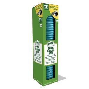 Expert Gardener 25ft Spiral Hose Turquoise